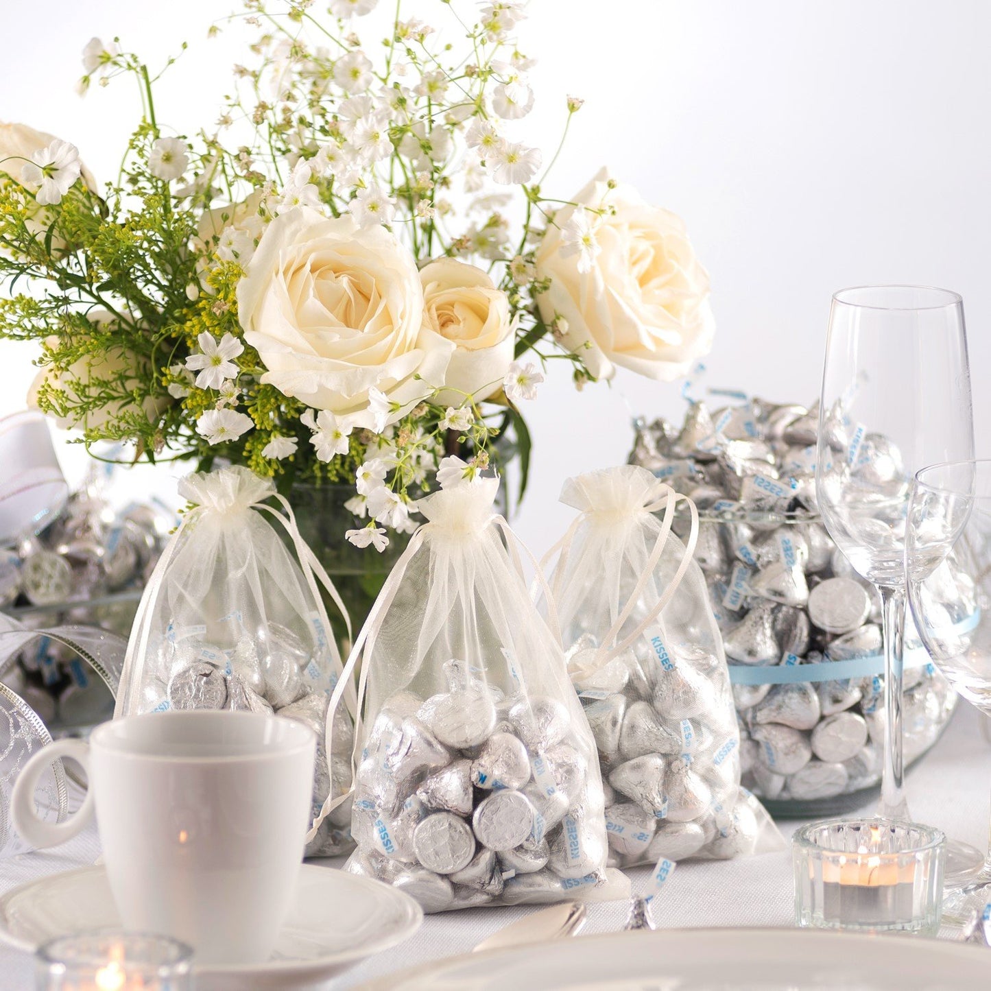 HERSHEY'S Kisses Chocolate Candy, 25 Pound Bulk Box