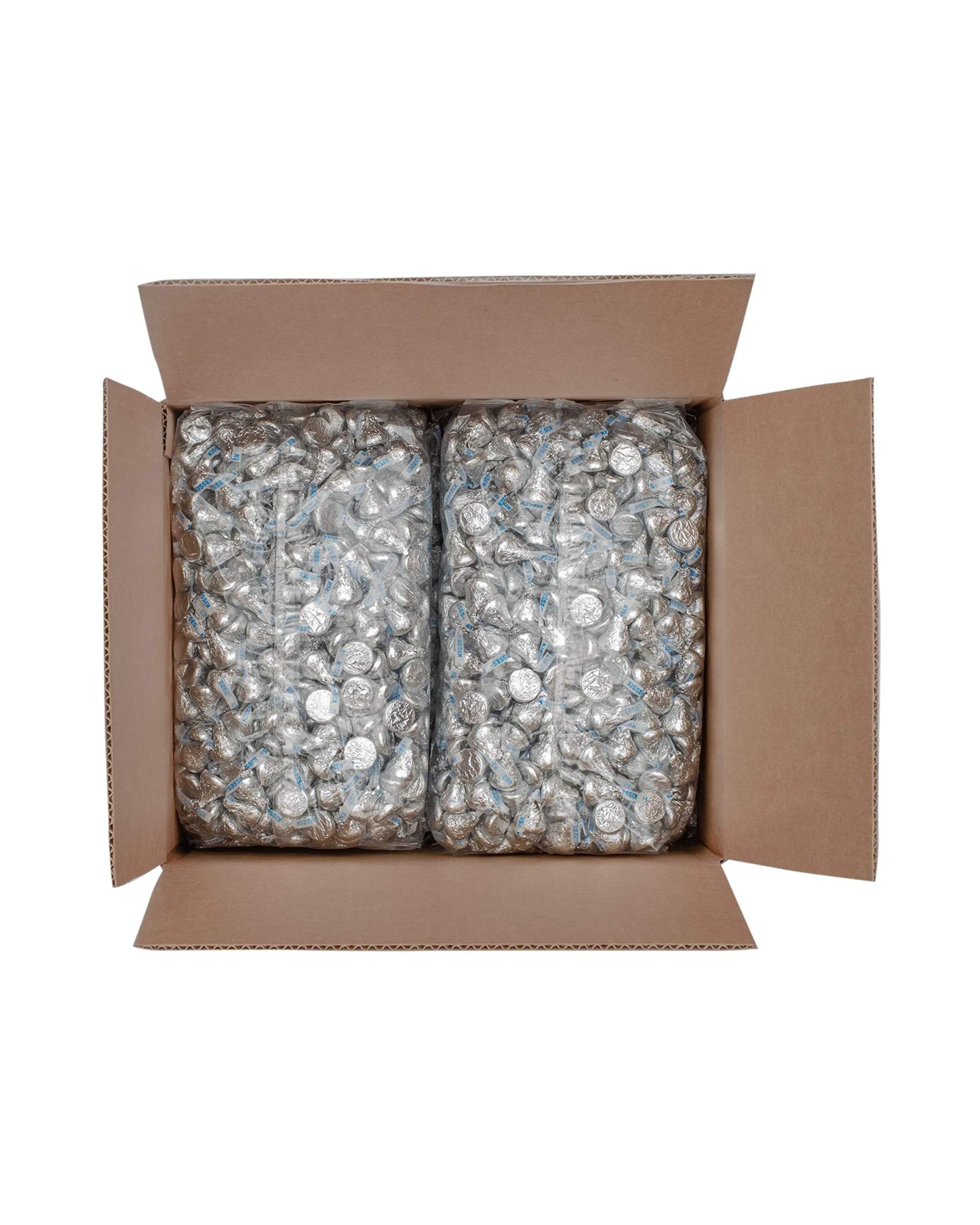 HERSHEY'S Kisses Chocolate Candy, 25 Pound Bulk Box