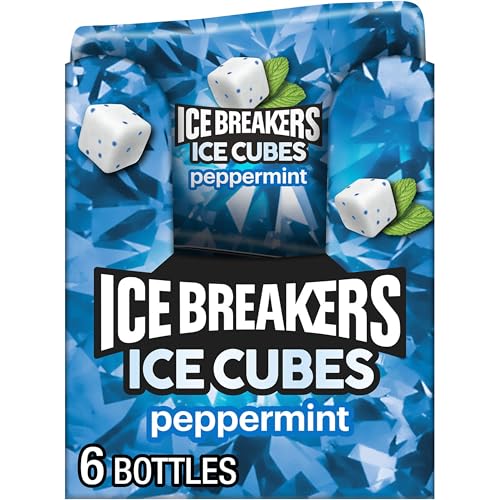 ICE BREAKERS Ice Cubes Sugar Free Chewing Gum Bottles