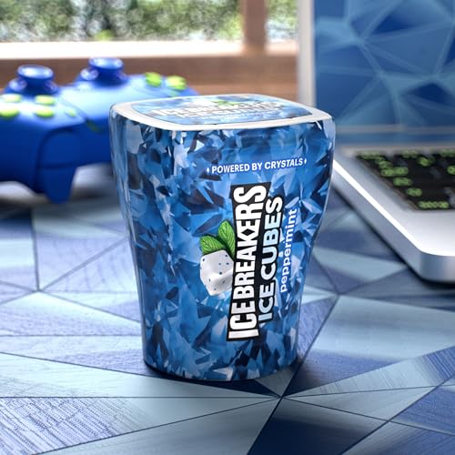 ICE BREAKERS Ice Cubes Sugar Free Chewing Gum Bottles