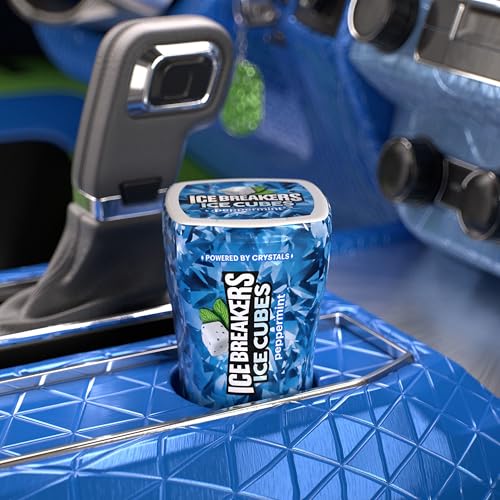 ICE BREAKERS Ice Cubes Sugar Free Chewing Gum Bottles