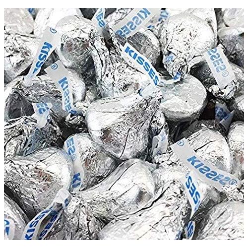 Hershey's Kisses Milk Chocolate in Silver Foil – Bulk Bag