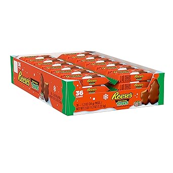 REESE'S Milk Chocolate Peanut Butter Cups – 1.2 oz Individually Wrapped (36 Count Bulk Pack)