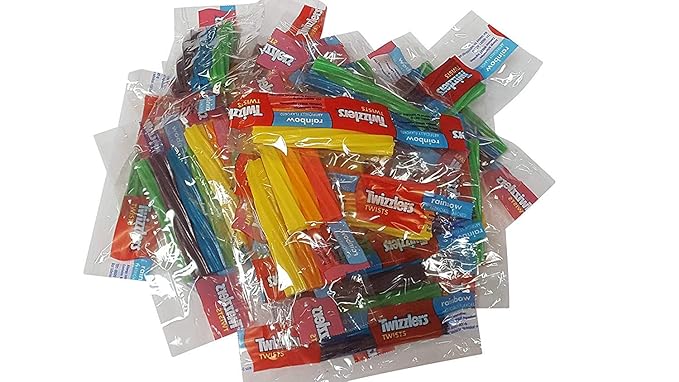 TWIZZLERS Rainbow Twists 2 lb Triple Twist Pack | Candy Heaven