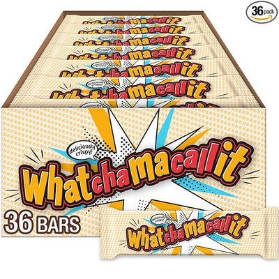 WHATCHAMACALLIT Chocolate Candy Bars Snack Size 1.6 oz 36 Count Bulk Box