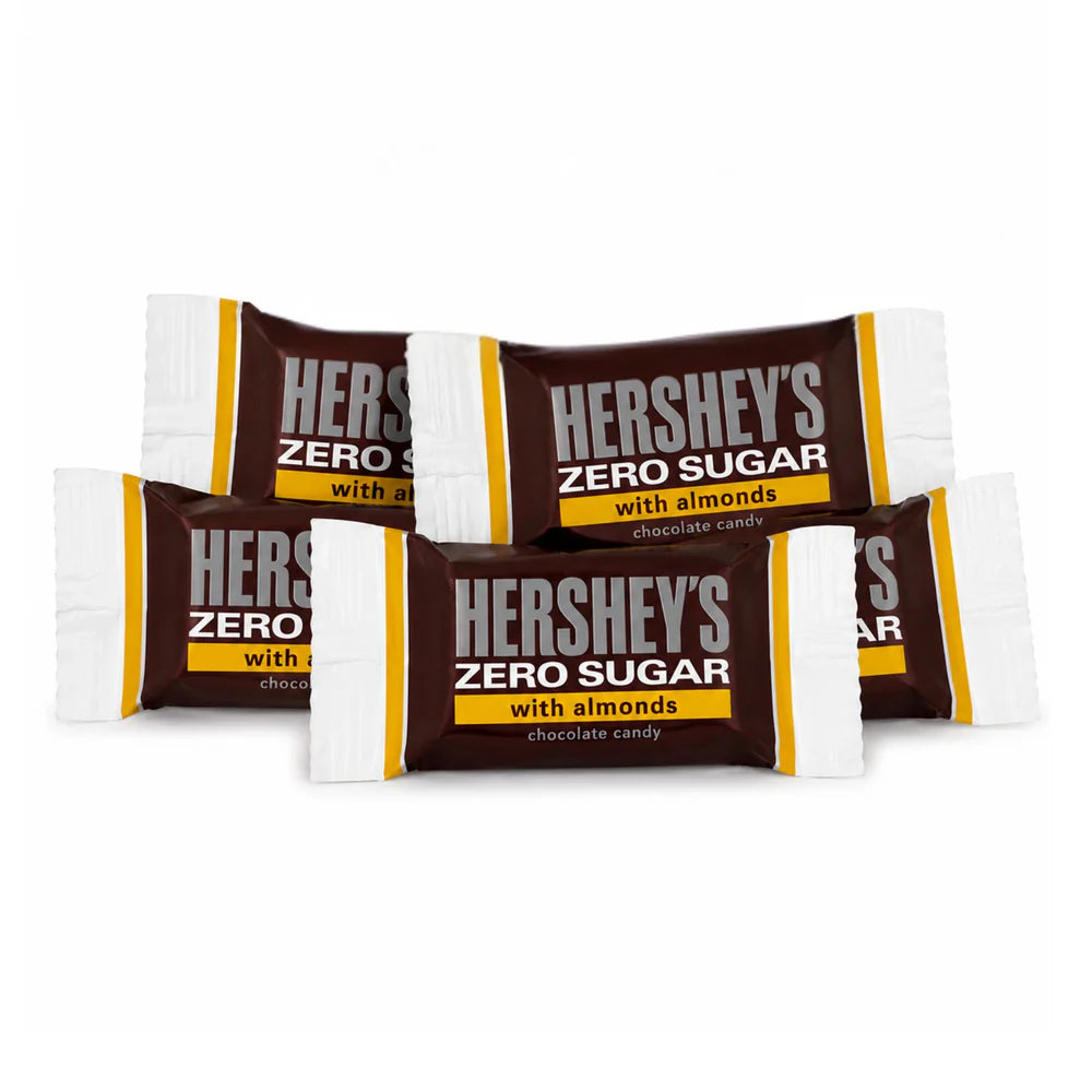HERSHEY'S Zero Sugar Milk Chocolate with Almonds Snack Size