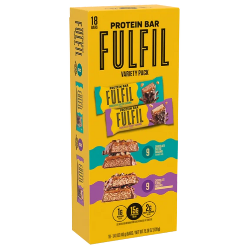 FULFIL High-Protein Snack Bars Variety Pack 18 Count | Candy Heaven