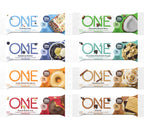 ONE Protein Bars, Sampler Variety Pack, Gluten Free with 20g Protein and 1g Sugar, Pantry Staples, 2.12 oz (8 Count)