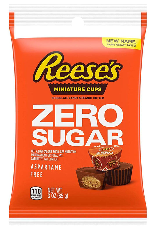 Hershey's Sugar Free Reese's Peanut Butter Cups Miniatures Original