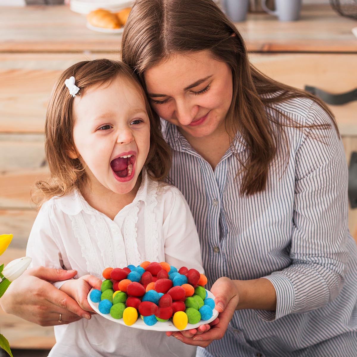 Cadbury Chocolate Candy Coated Rainbow Mini Eggs for Easter Basket Stuffers, Candy Dishes, Party Favors, and Decorating Desserts - Cadbury Chocolate Eggs in Crisp Sugar Shell for Kids