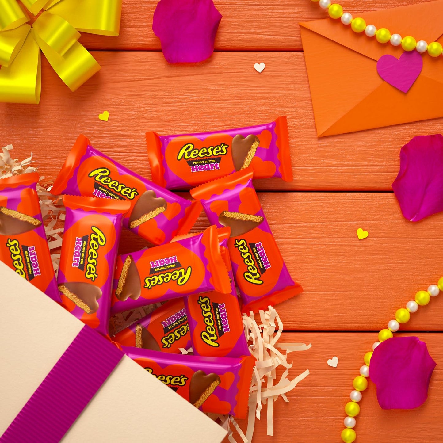 Reese's Milk Chocolate Peanut Butter Heart Candy, Valentine's Day