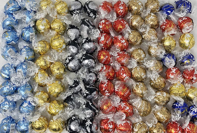 Lindt LINDOR Assorted Chocolate Truffles Gift Box – 100 Count | Premium Chocolate Gift