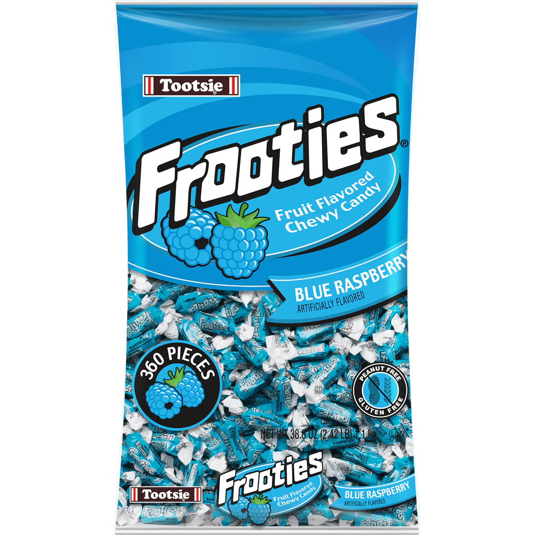 Frooties Blue Raspberry Candy – Bold & Tangy Chewy Treats | Bulk Bag