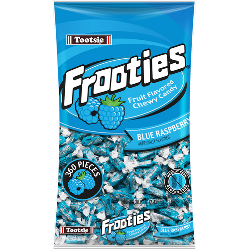 Frooties Blue Raspberry Candy – Bold & Tangy Chewy Treats | Bulk Bag