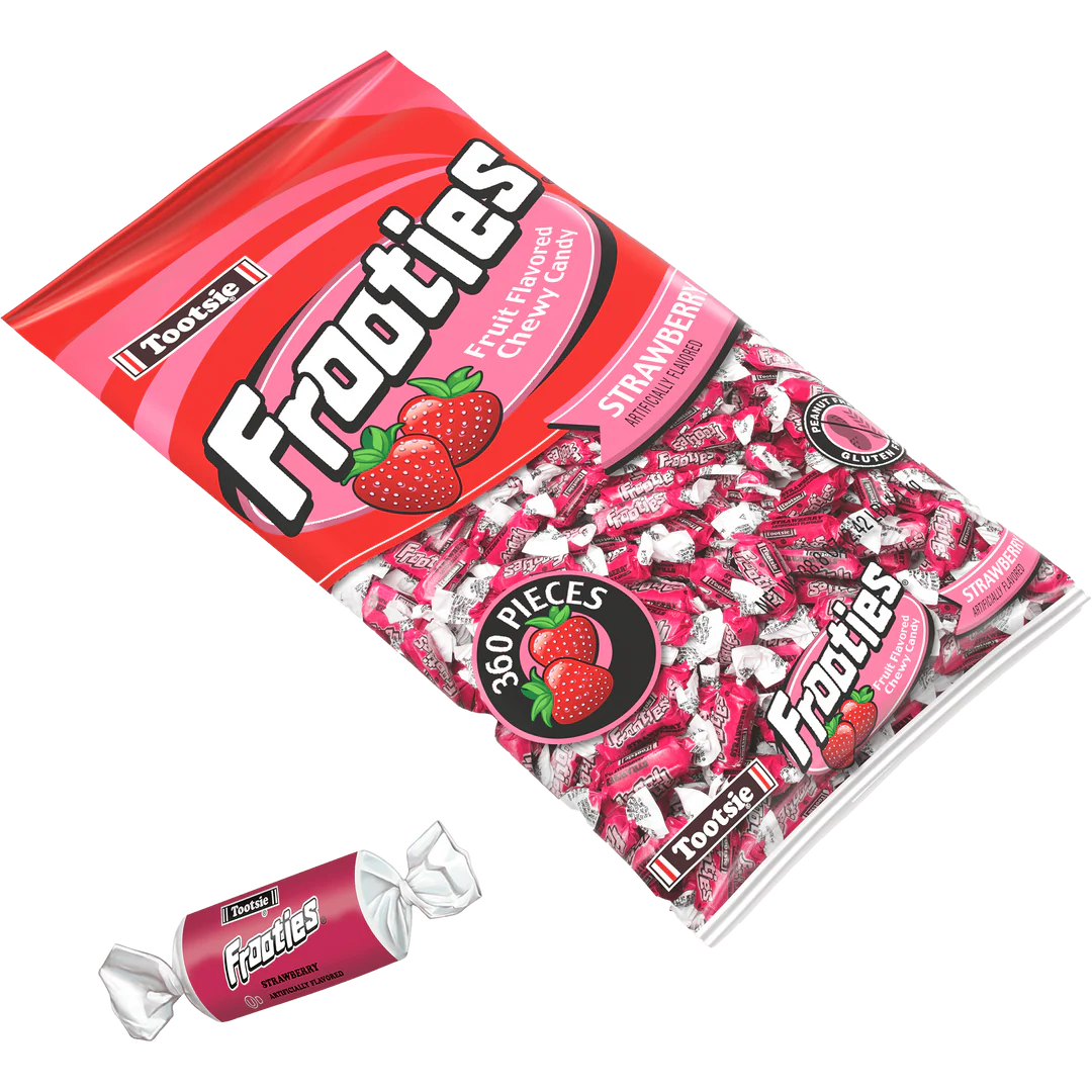 Frooties Fruit Punch Candy – Soft & Chewy Bite-Sized Treats | Bulk Bag