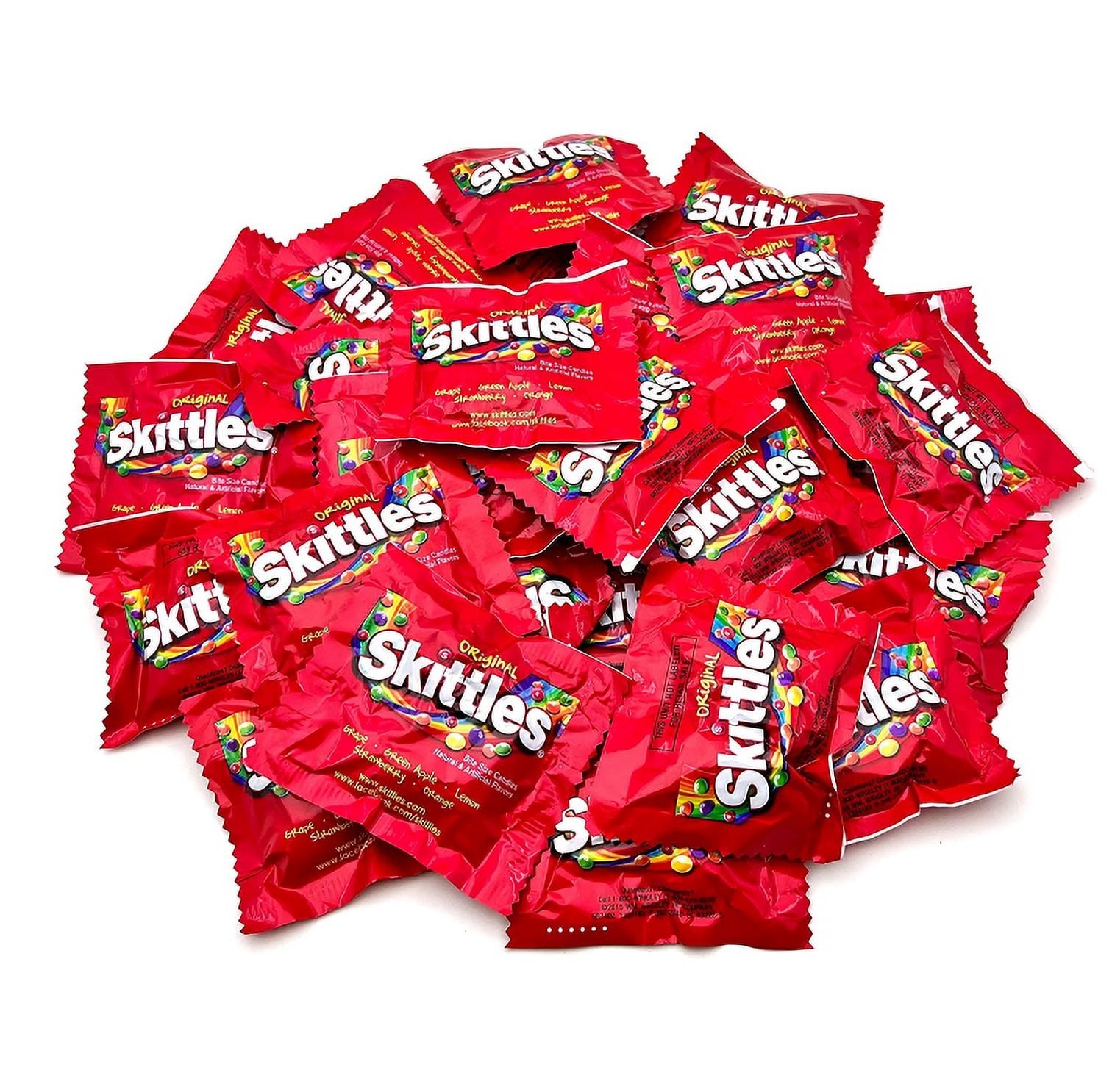 Skittles Fruit Candy Variety Packs 5 lb Fun Size