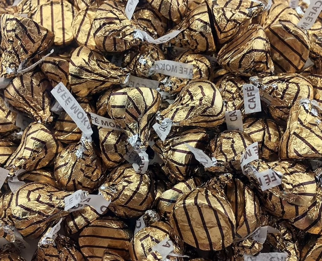 HERSHEY’S Cafe Mocha Kisses – 4.16 Pound Bulk Chocolate Kisses
